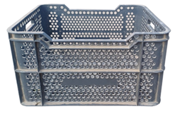 Caja de plástico negro tipo B