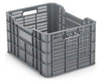 Caja de plástico gris Nueva