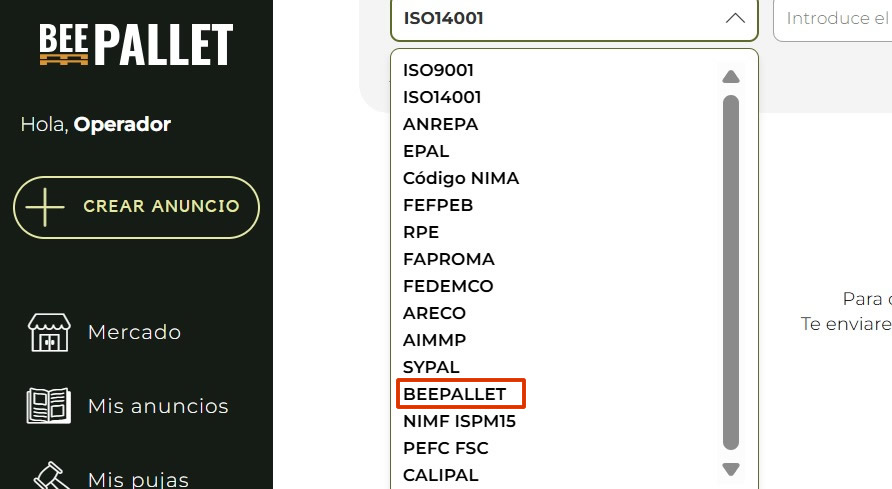 Nuevas acreditaciones disponibles en BeePallet