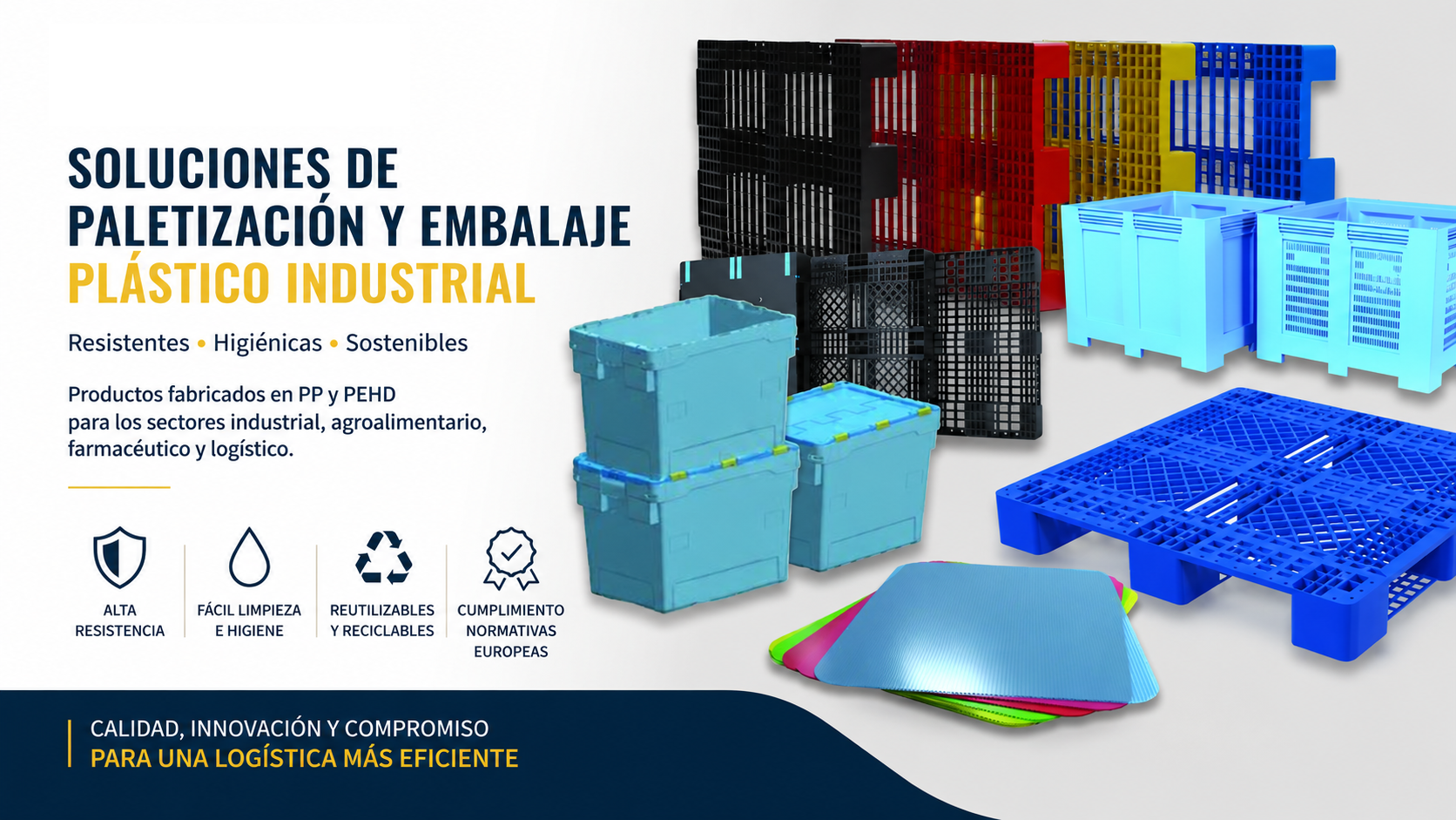 embalaje plástico industrial de alto rendimiento en España